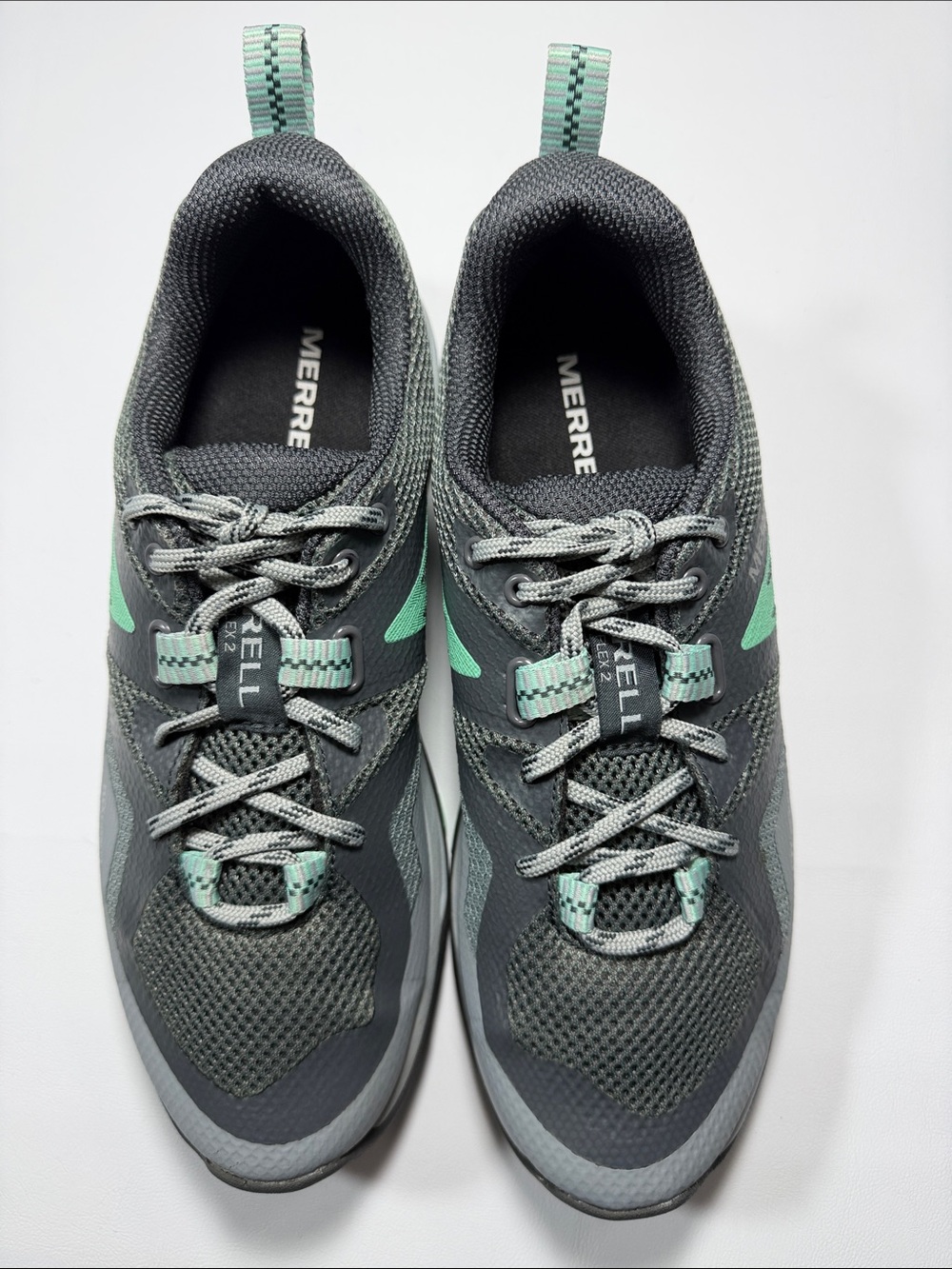 Women's 9.5 US Merrell MQM Flex 2, Rock/Wave, Sneakers Hiking,School,Work,Walk